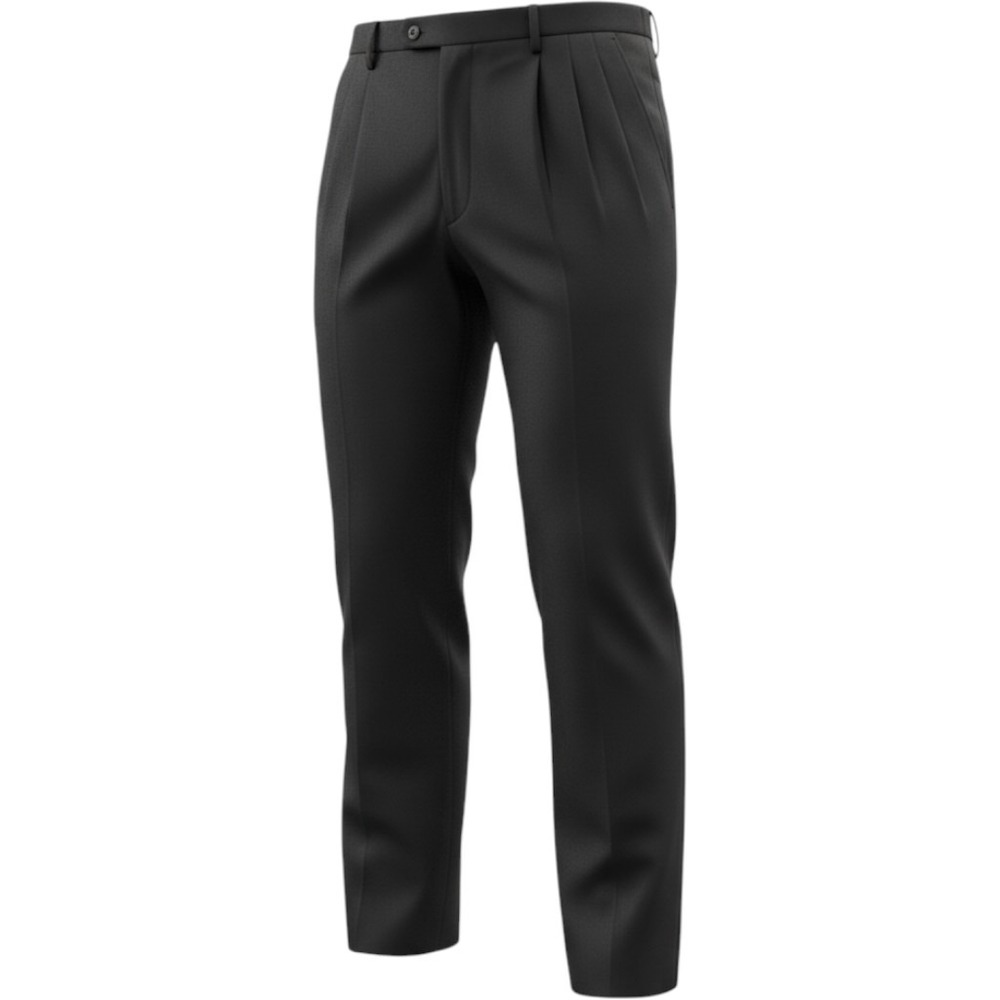 New Kirkland Signature Mens Italian Wool Pleated Dress Pants Sz 34x34 (MP715)